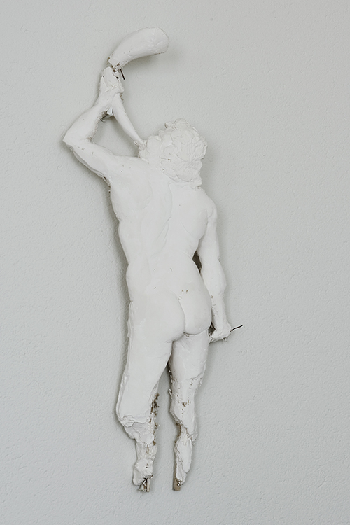 Andrew Kerr Untitled 2001 scultura in gesso 73 x 20 x 14 cm Photo Credit Fabio Mantegna