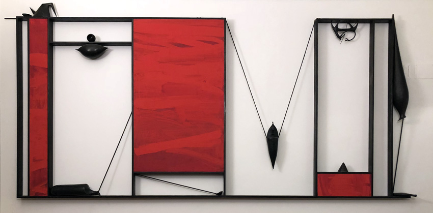 Giuseppe Maraniello Locchio di Narciso 2010 tecnica mista 220x470x10 cm