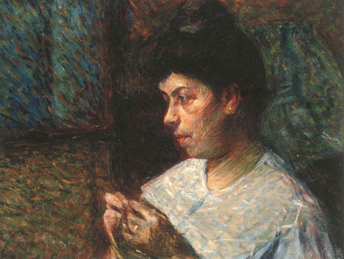 Umberto Boccioni Donna che cuce 1906