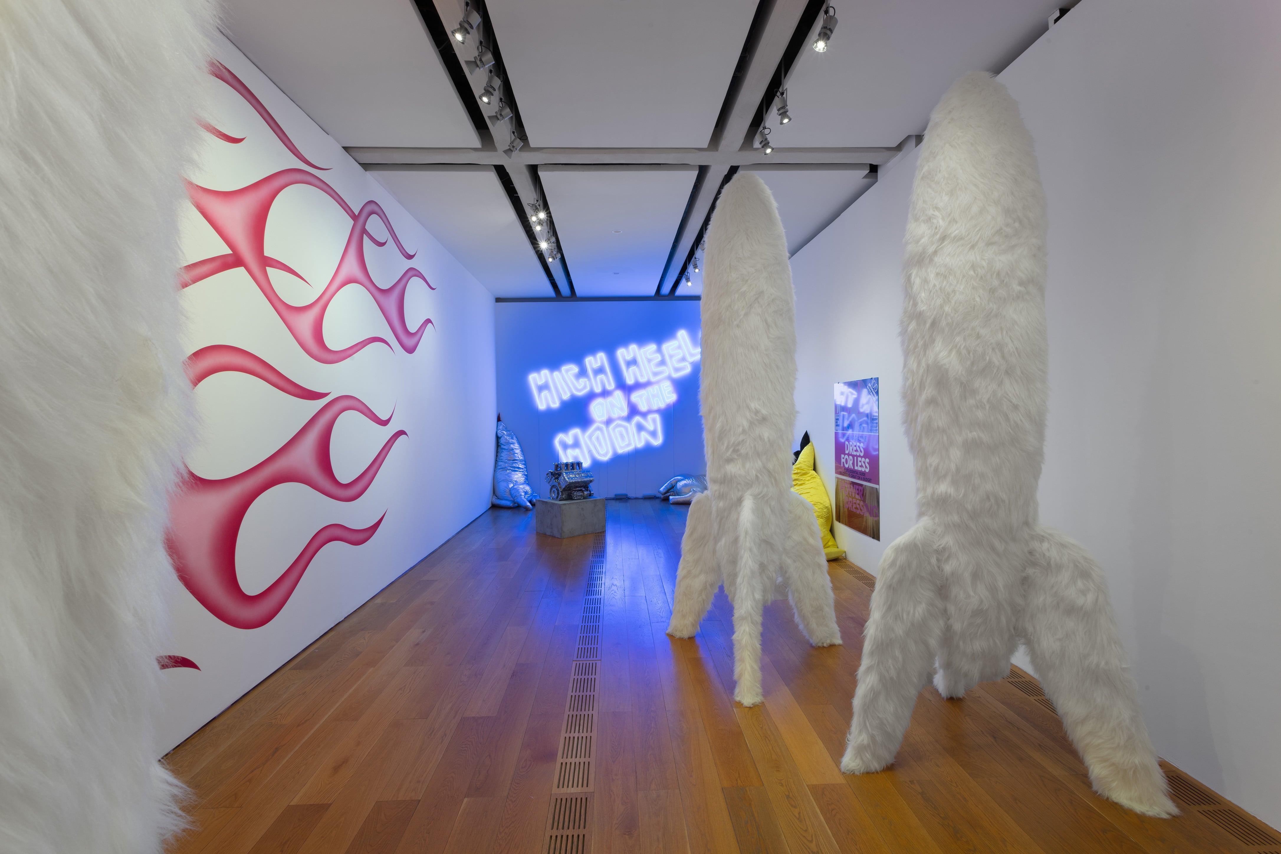 8.5 Sylvie Fleury Turn Me On First Spaceship on Venus copia Credit Installation view Pinacoteca Agnelli Torino