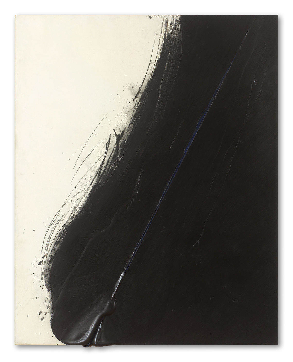 rsz mts 17 matsutani oblique 87 5 1987 graphite and vinyl on paper on caanvas 162 x 130 cm